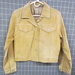 DCC Suede Button Up Jacket